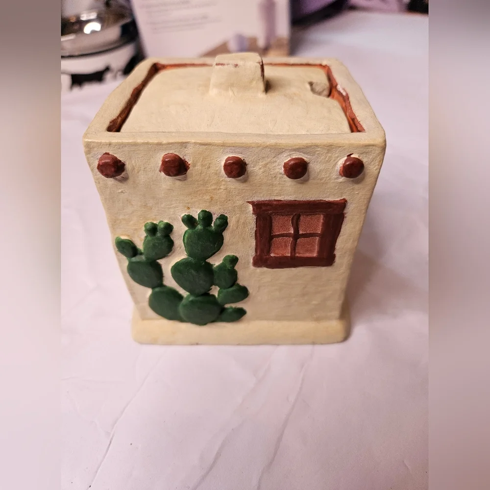 Southwestern Style Ceramic House Decor Sugar Holder, Collectable